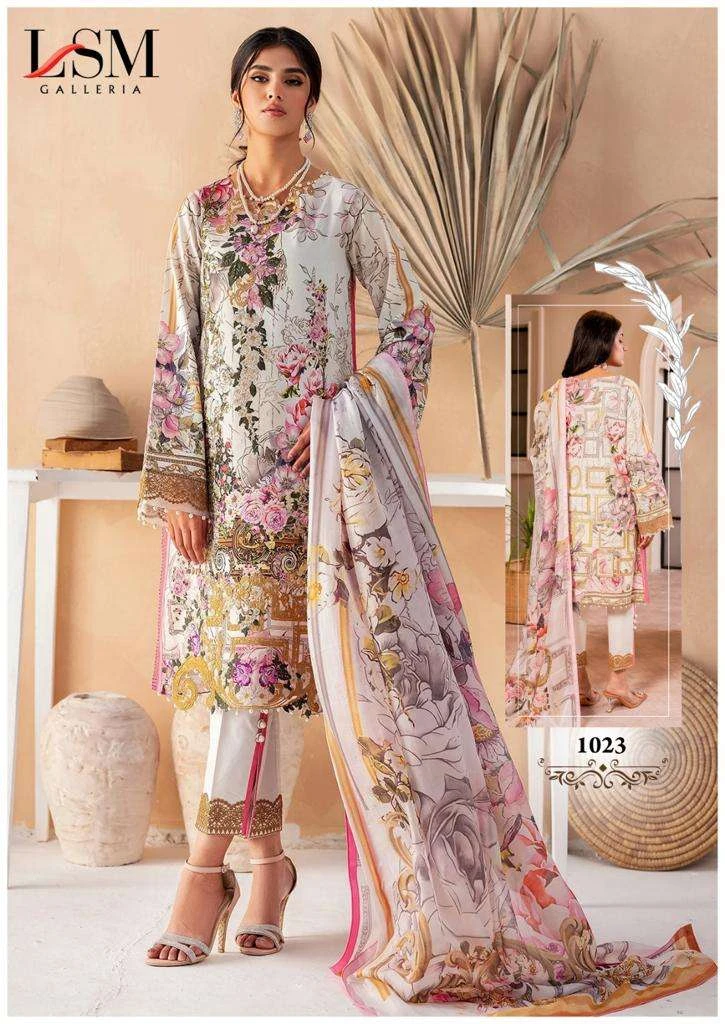 Lsm Parian Dream Vol 3 Heavy Cotton Wholesale Pakistani Salwar Suit Catalog — Wholesale Pakistani Suits, Lsm wholesale from Surat — view 4